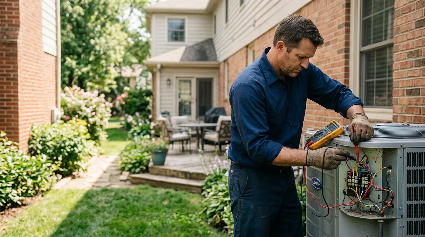 HVAC technician working near Stratford, IA